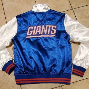 NFL Jackets & Coats - 🏈NY Giants vintage reebok bomber jacket szL. NFL Jackets & Coats - 🏈NY Giants vintage reebok bomber jacket szL.